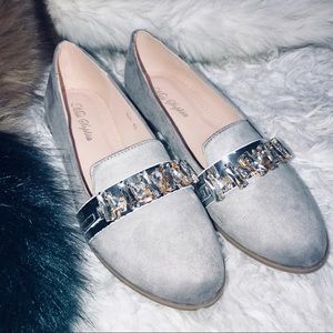 IKRUSH - “Miss Sophia” Rhinestone Flats